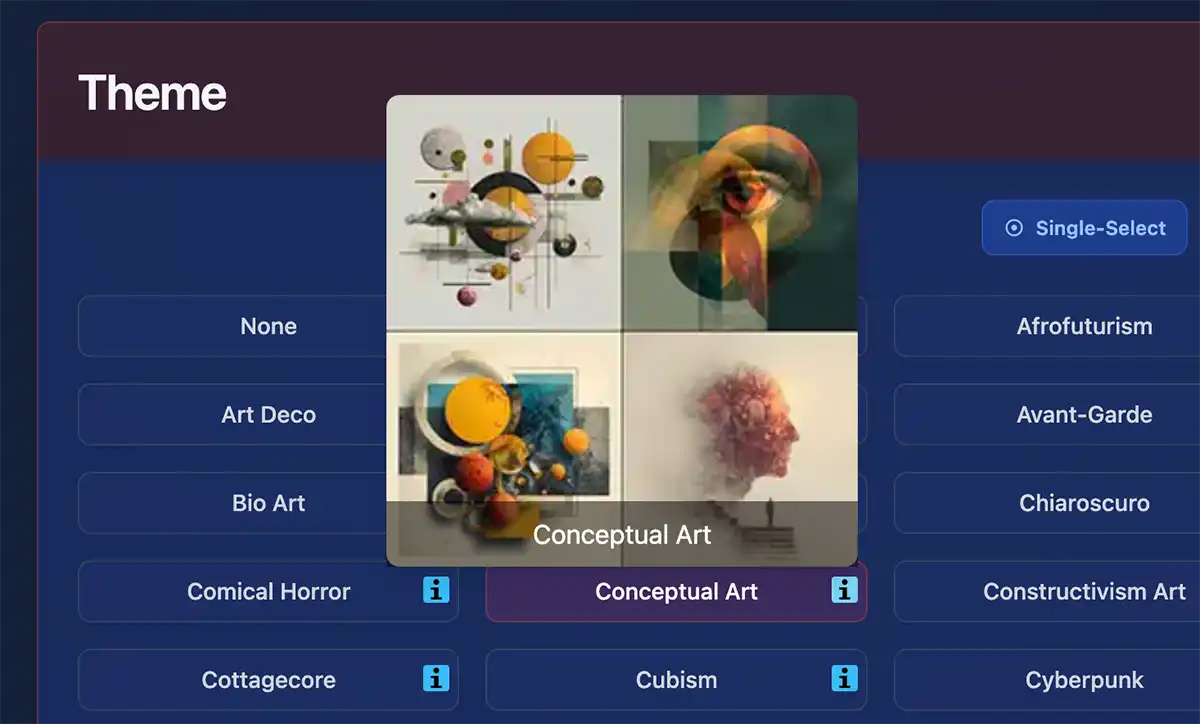 Style Library Interface